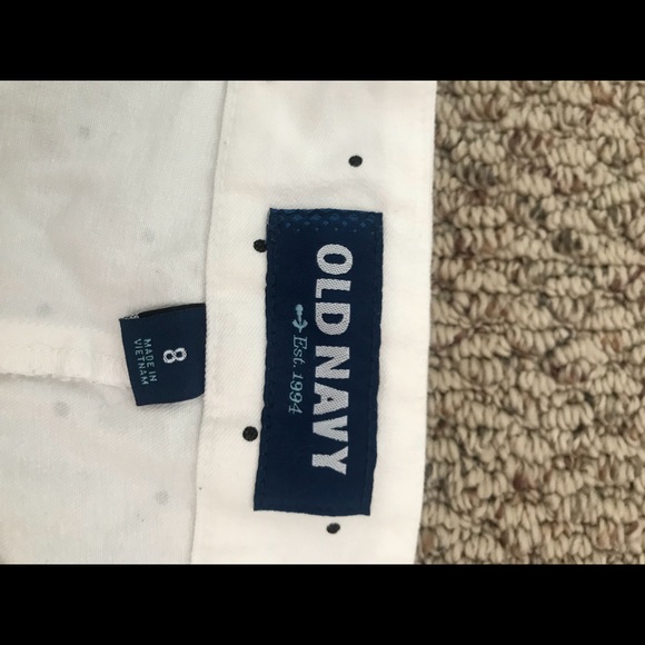 Black and white polka dot shorts - Picture 2 of 3